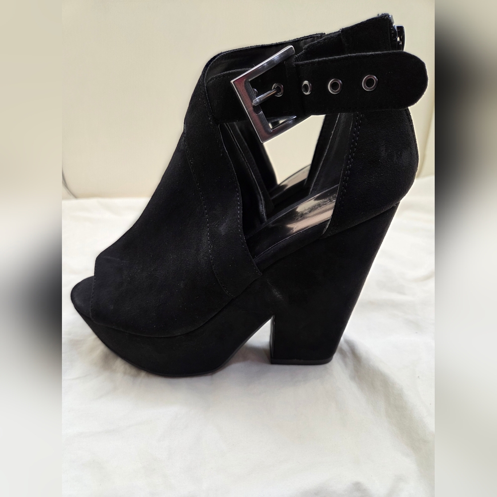 Women's Chunky Open Toe Heel